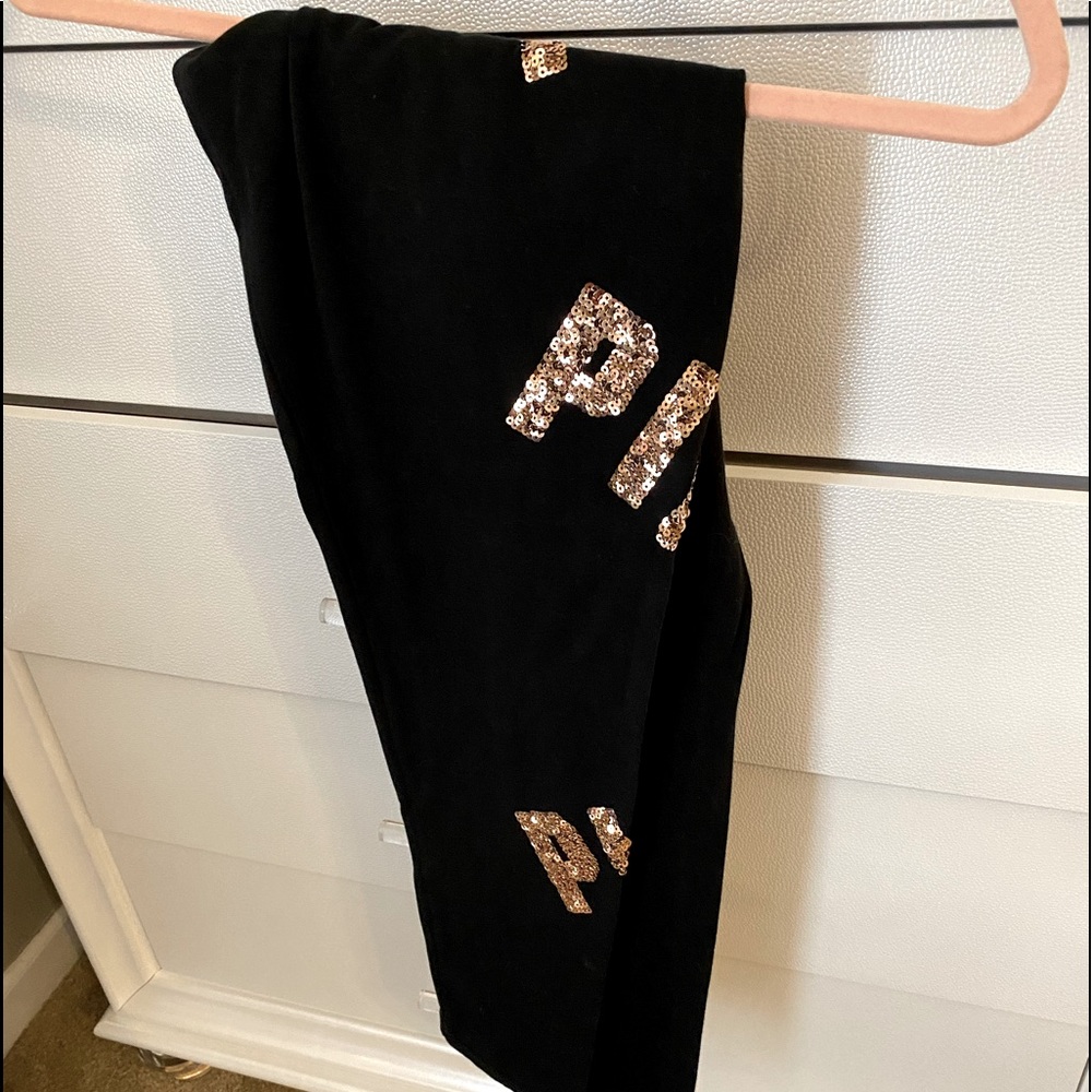 Victoria’s Secret Pink Bling Leggings